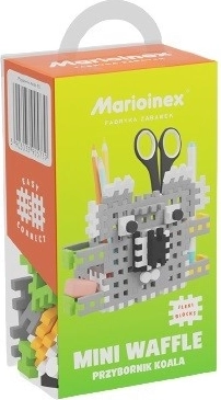 Marioinex Mini Waffle predalček Koala 70 kos – sestavljanka in organizator za mizo