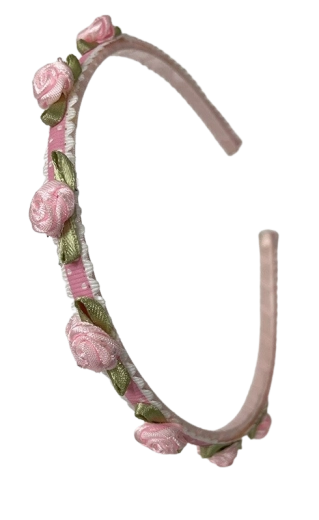 Dekliški naglavni trak iz bižuterije v živahnih barvah