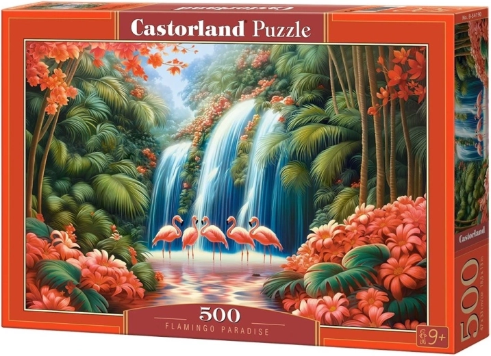 Castorland puzzle eksotični svet flamingov 500 kosov