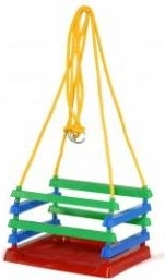 Plastično gugalnico z varnostnimi pregradami