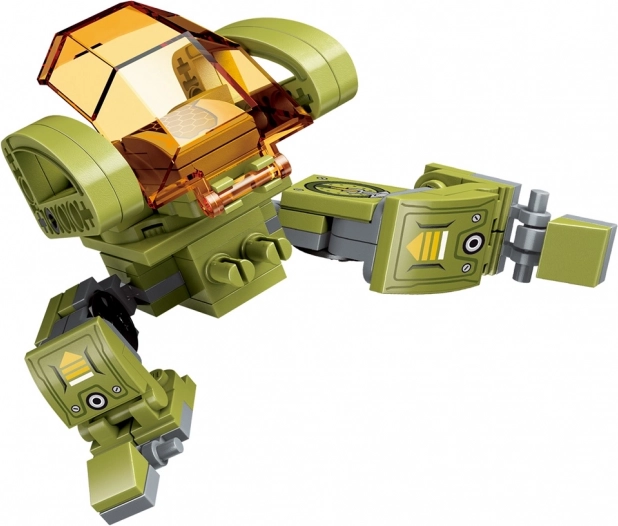 Qman Thunder Expedition Battle Car – stroj Berserker gradbeni komplet