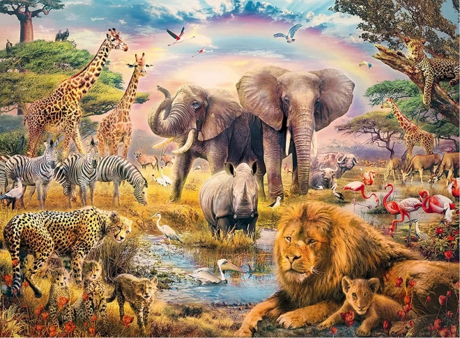 Ravensburger sestavljanka African Safari 100 koščkov
