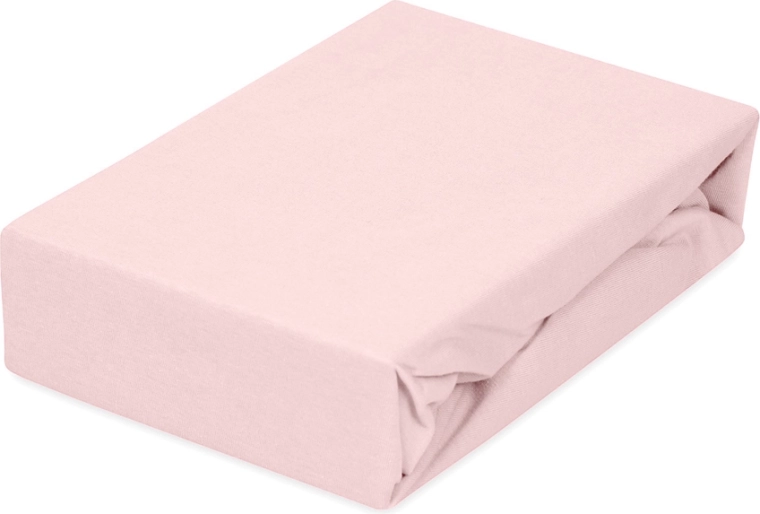Babymatex nepremočljiva jersey rjuha 60 × 120 cm rožnata