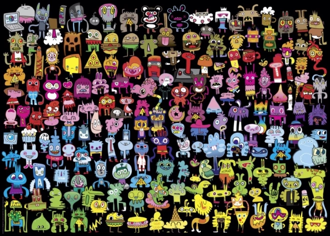 Sestavljanka Heye Tęčové Doodle