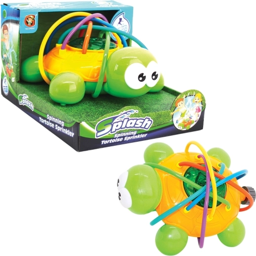 Vrtni vodni razpršilnik v obliki želve