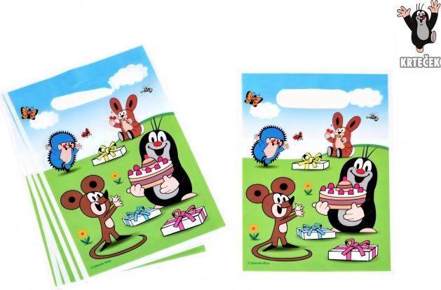 Zabavni vrečka s Krtkom in prijatelji 23x16 cm