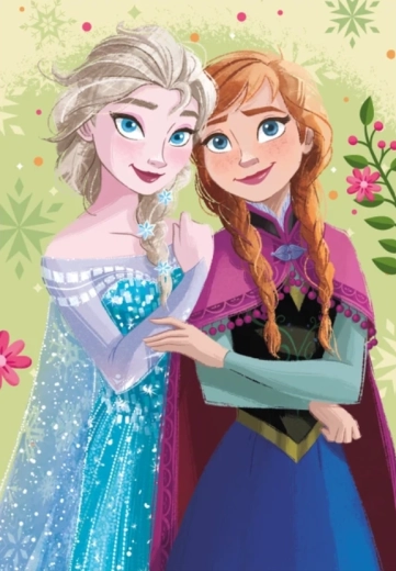 Dino puzzle z dragulji Pomladni portret 200 koščkov