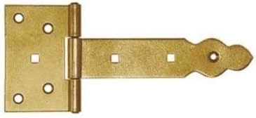 Okrasni tečaj za vrtna vrata 250 × 90 × 35 mm