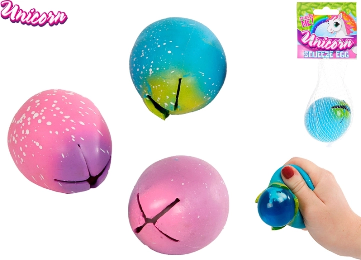 Unicorn stisljivo antistresno jajce z samorogom