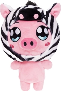 Plišasti pujs s kapuco zebra