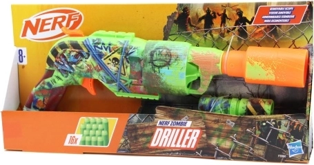 Nerf Zombie Driller blaster z vrtljivim bobnom