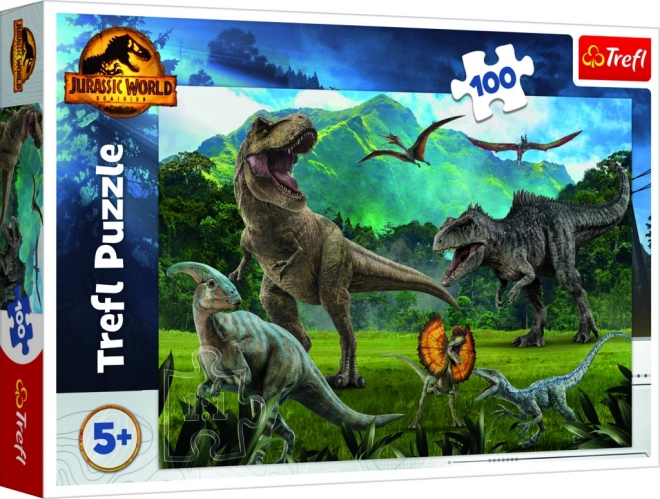 Trefl puzzle 100 kosov Jurassic World – dinozavrska pustolovščina