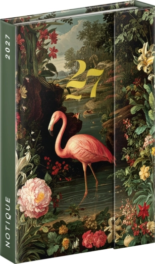 Notique magnetni tedenski planer Flamingo 2027, 11 × 16 cm