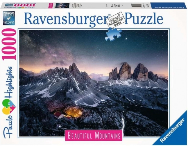 Sestavljanka Tre stolpi Dolomit 1000 kosov Ravensburger