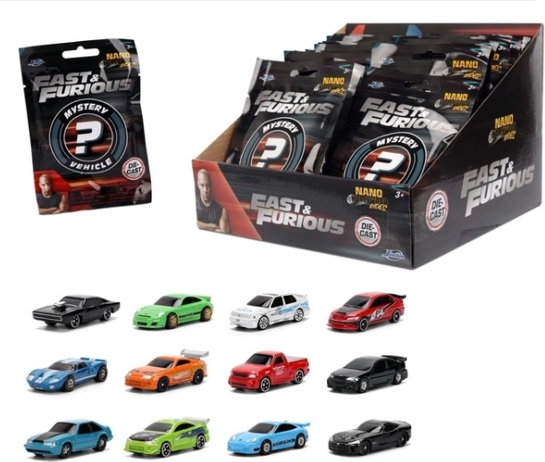 Jada Fast & Furious Nano car 4 cm (blind bag) - 1 piece