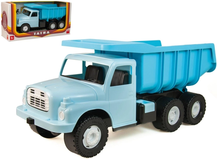 Tatra 148 plastični kiper 72 cm svetlo modra v škatli