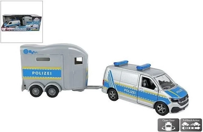 Policijski VW s prikolico za prevoz konj