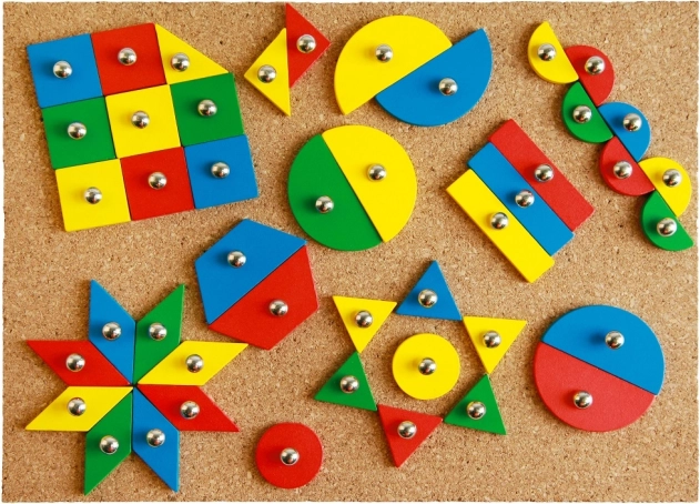 Lena kladivarska igra oblike za otroke