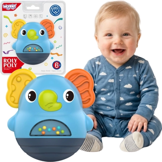 Woopie Baby interaktivni senzorični ropotuljica slonček 6m+