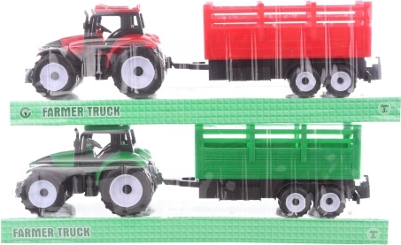 Traktor s prikolico – plastični model za otroke