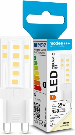 LED žarnica G9 3,5 W nevtralno bela MODEE LIGHTING Ceramic