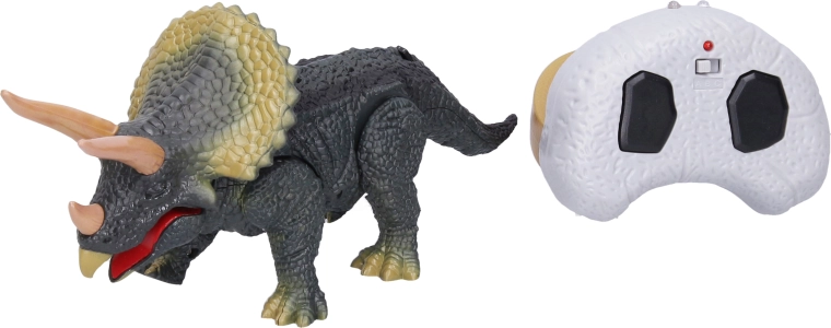 Dino Triceratops z daljinskim upravljanjem, 24 cm