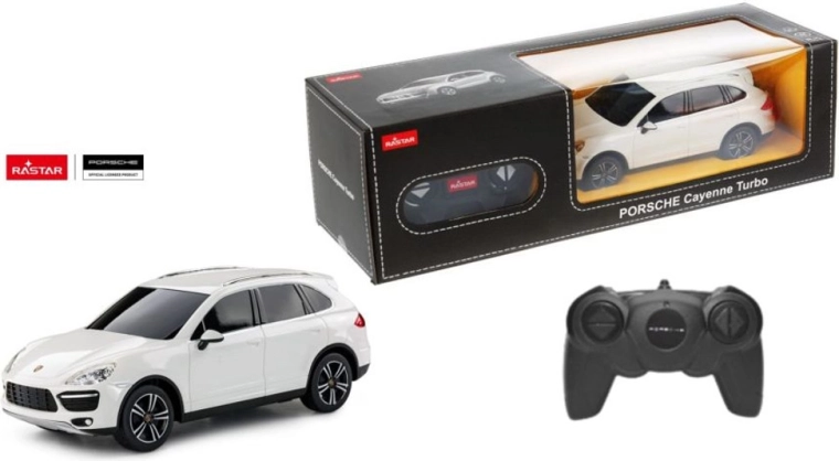 rc model porsche cayenne turbo 1:24 znamke rastar