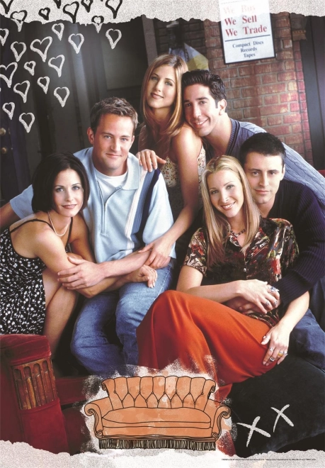 Clementoni puzzle Prijatelji 1000 kosov