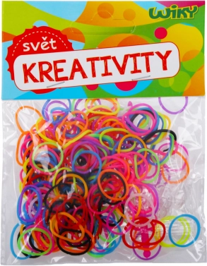 Čarobne prepletalne elastike v različnih barvah, 200 kos