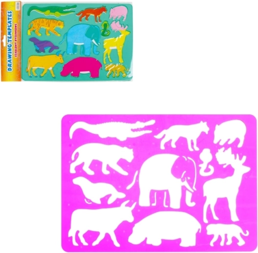 Animal tracing stencil