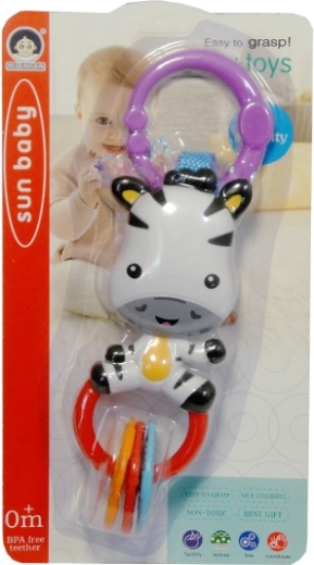 Obesna ropotuljica zebra za dojenčke