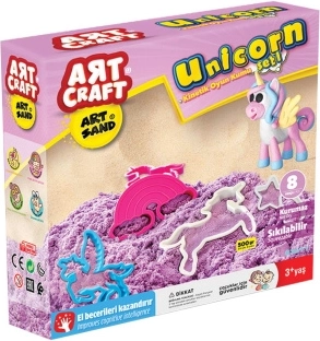 Art craft kinetični pesek samorogi 500 g - 1 kos