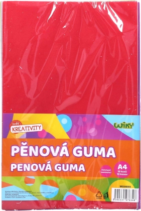 Samolepilna penasta guma A4 20x30 cm, 10 kos