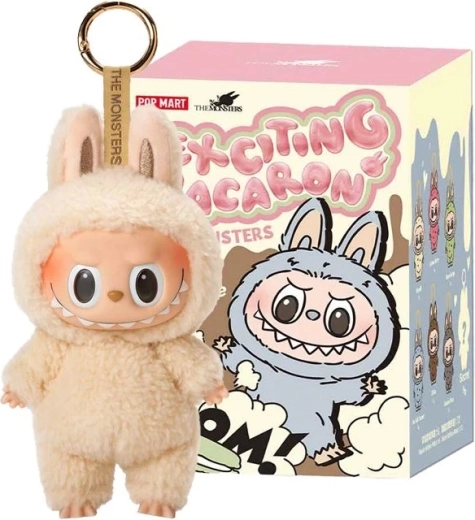 Labubu The Monsters Exciting Macaron vinyl keychain – blind box, mix