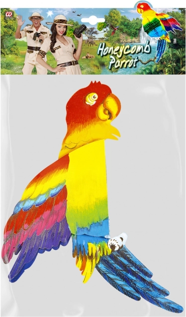 Viseča dekoracija papiga 38 cm