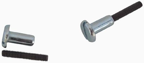 Pritrdilna okovja 42 mm iz pocinkanega jekla, 50 kos