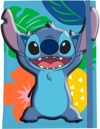 Lilo & Stitch premium 3D zvezek A5 moder