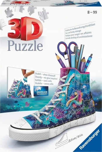 3D Puzzle Sneaker Magical Mermaid 112 Pieces RAVENSBURGER