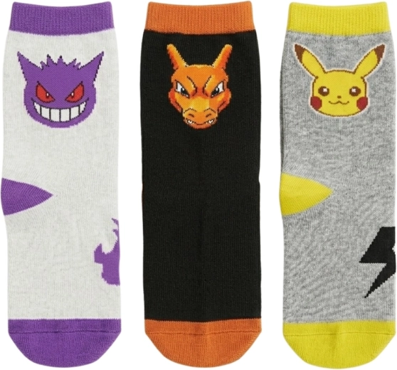 Pokémon Sock Set – 3 Pairs