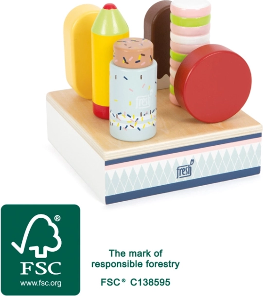 Lesen komplet za lučke fresh – stojalo s 6 sladoledi