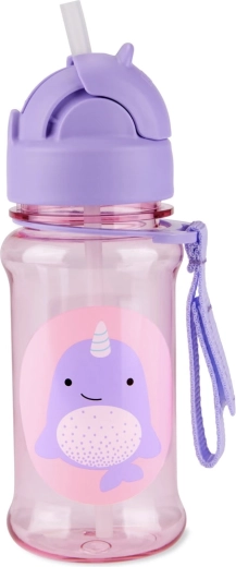 Skip Hop Zoo tritanova steklenička s slamico narval 355 ml