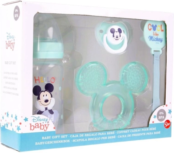 Darilni set za dojenčke Mickey – 4-delni
