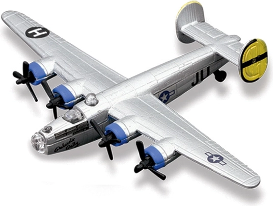 Maisto Fresh Metal Tailwinds letalo B-24 Liberator srebrno