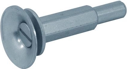 Vpenjalno steblo za gumijasti kolut za vpenjalno glavo