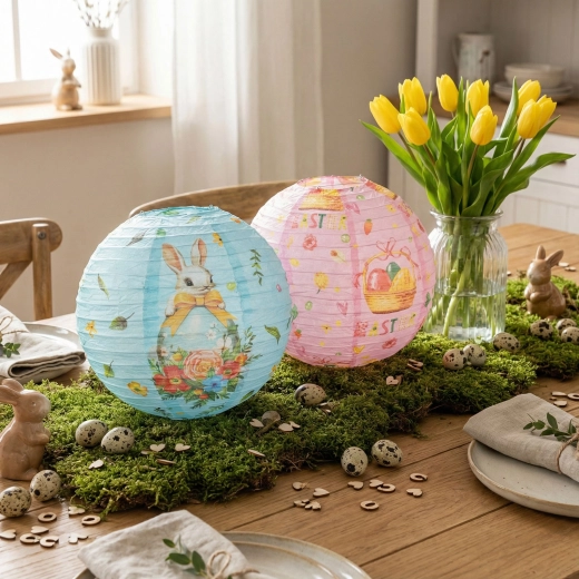 Velikonočni papirnati lampijon 30 cm – 1 kos
