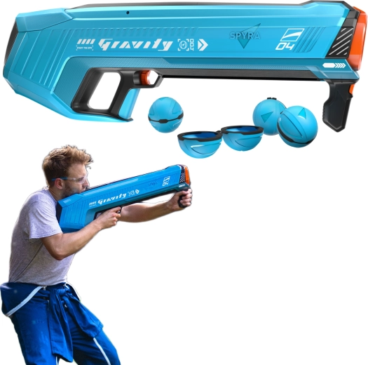 Spyra Gravity električni vodni blaster za večkratno polnljive vodne bombe