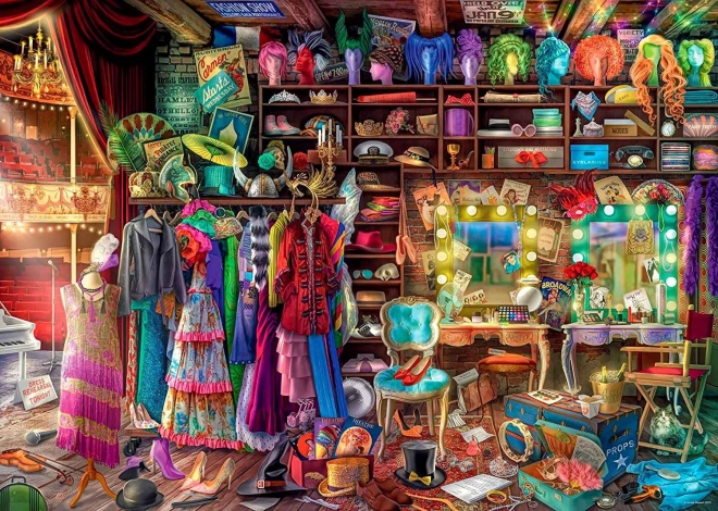 Ravensburger puzzle V zakulisju 1000 koščkov