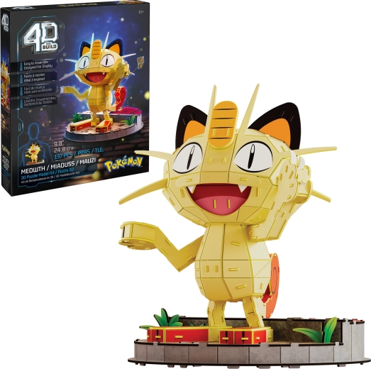 4D Build Pokémon Meowth 3D sestavljanka za sestavljanje