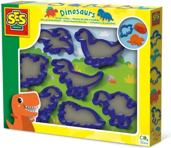 SES modelčki za testo in plastelin – dinozavri