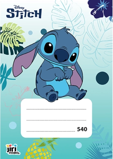 Šolski zvezek A5 brez črt Lilo & Stitch, 40 listov